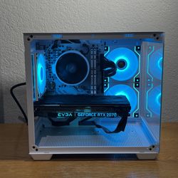 5600X / RTX 2070 Super | White Gaming PC with RGB