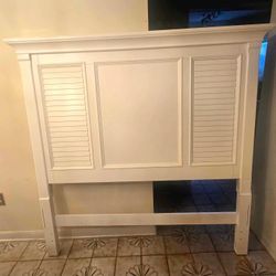 SOLID WOOD QUEEN  HEADBOARD  CABECERA MATRIMONIAL MADERA