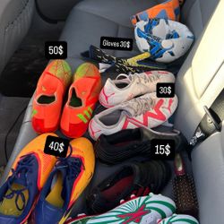 Soccer Stuff Lmk Balls Cleats Gloves 