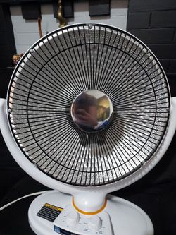 Oscillating Parabolic Heater Fan One Stop Gardens 400/900 Watt