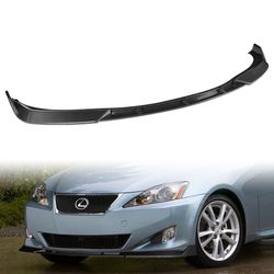 For 2006-2008 Lexus IS250 IS350 STP-Style Painted Carbon Front Bumper Spoiler Lip -(2-PU-420-PCF