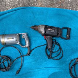 Vintage Drills And Grinder 