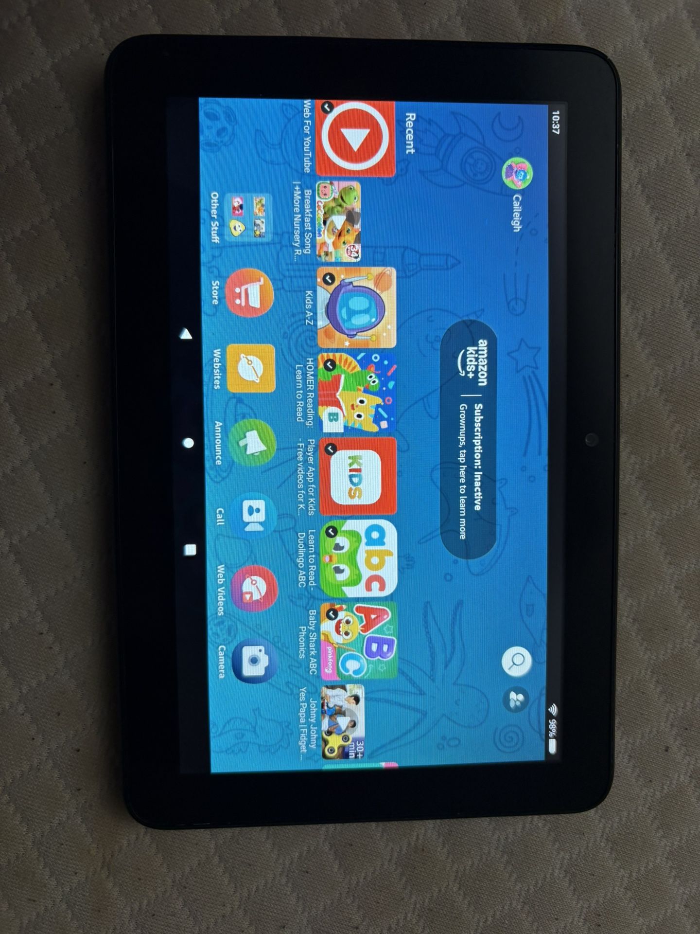 Amazon Fire 7 Kids Tablet With Case