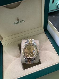 Rolex 41mm date-just campaign stick dail box no papers would do trades for a different watch