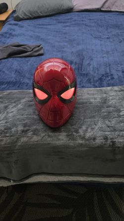 Spiderman Mask With Light Up Eyes Fits Kid & AdultsSize