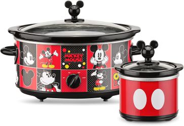 5 Quart MICKEY MOUSE CROCKPOT & 20oz Lil Dipper 
