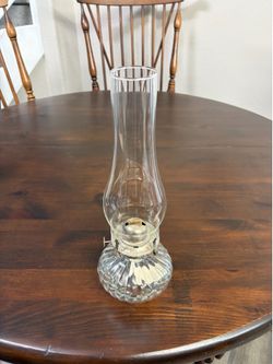Clear Glass Oil Lamp