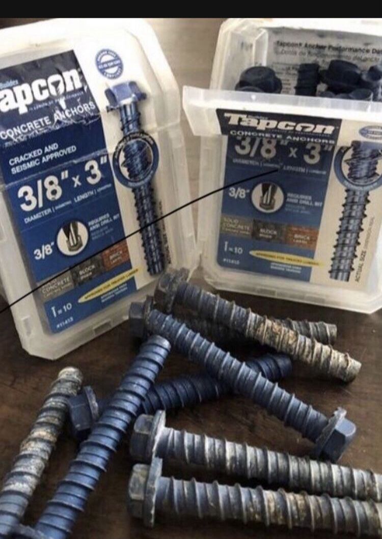 TAPCON CONCRETE ANCHORS