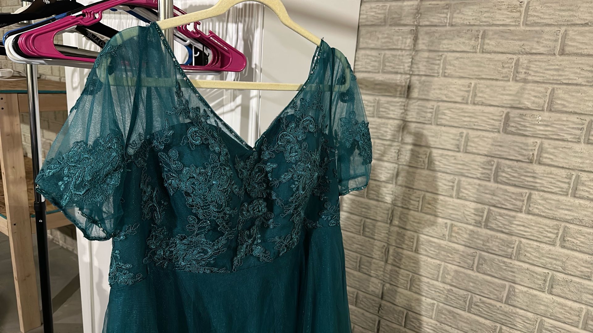 Azazie Brand Teal Bridesmaid Dress