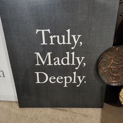 Canvas Picture Sayings