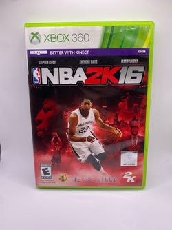 NBA 2K 16 Xbox 360 Game w/ No Manual