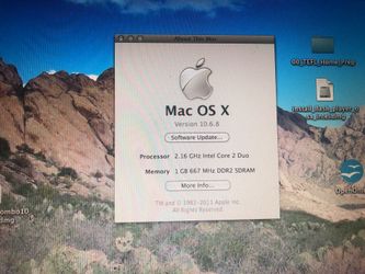 MacBook intel duo core works great