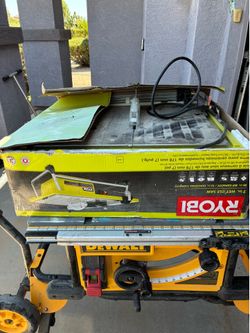 Ryobi tile saw