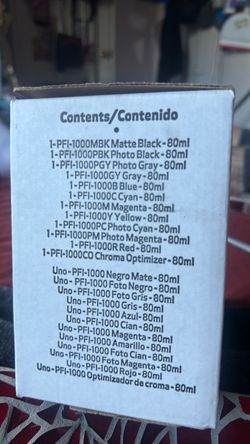 Canon PFI-1000 12 pack ink for printer