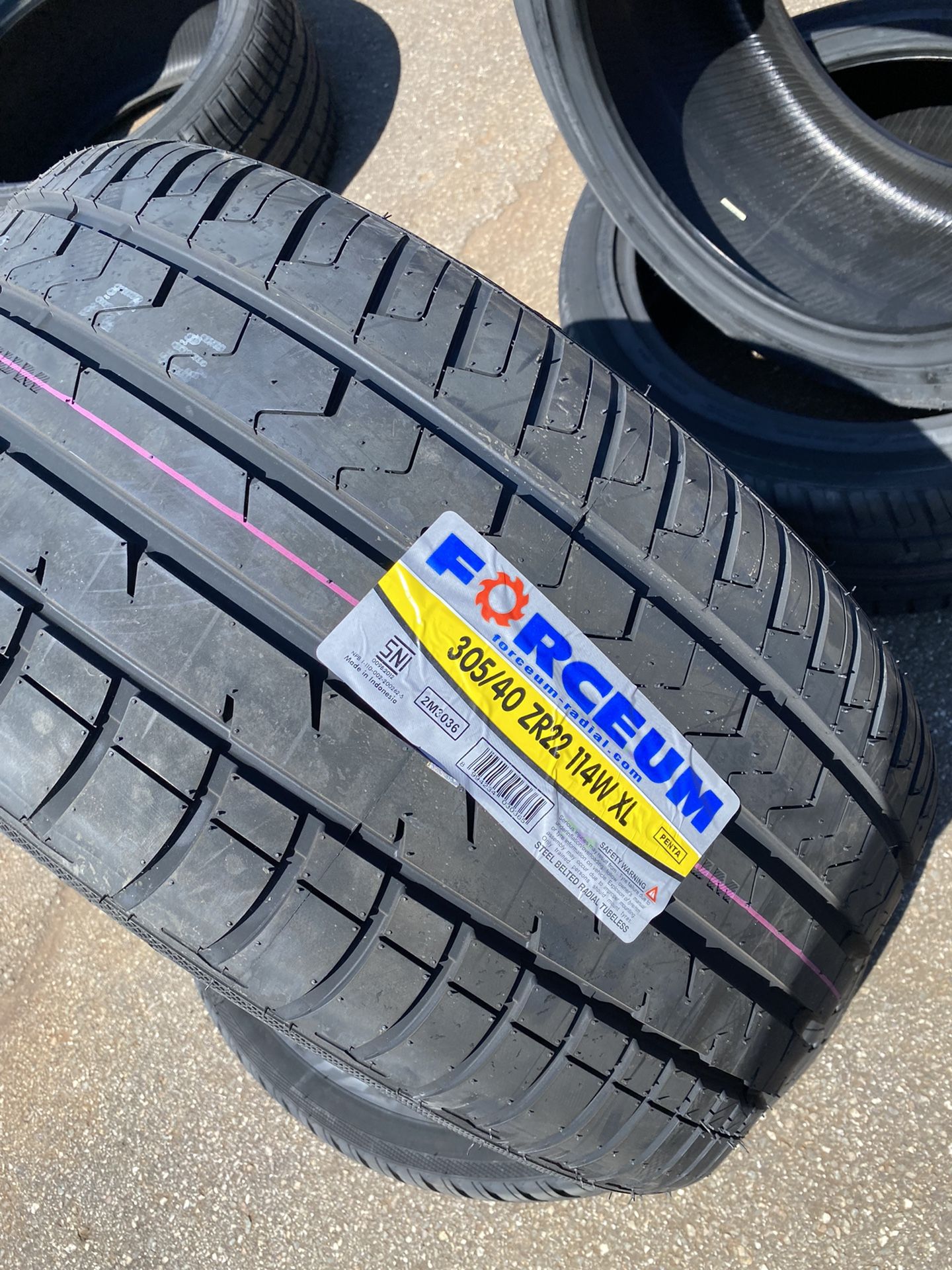 305-40-22 Forceum Tires $149 Per Tire..We Come 2 U Tire Install!!