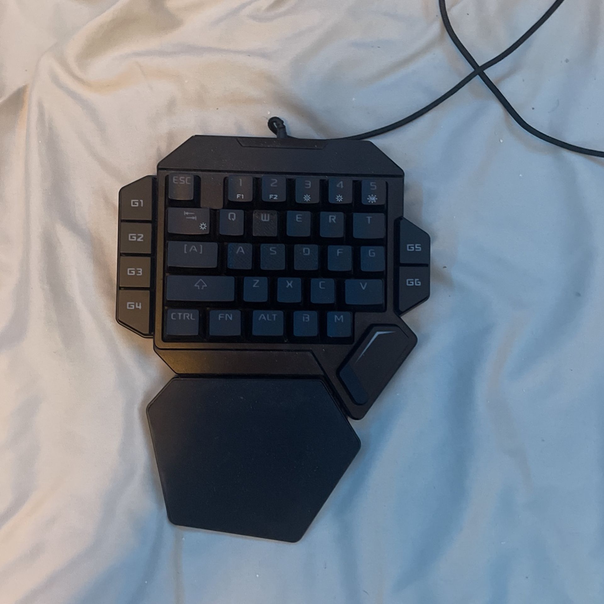 One handed Gaming Keyboard W/ Mouse Pad
