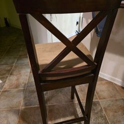 (2) Bar Height Bar Stools $45 Total