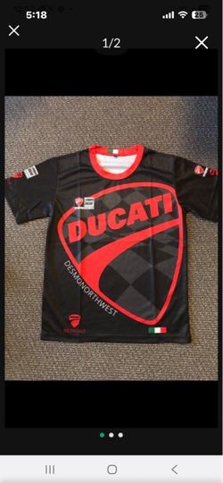NEW Ducati Italy Motorcycle Sports Tee T-shirt (Quick Dry Breathable)