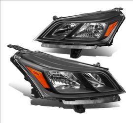 13-17 Chevrolet Traverse Headlights Luces Micas Calaveras Faros Faroles Focos Chevy Headlamps