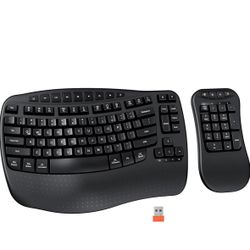 New Ergonomic Wireless Keyboard(Unopened Box)