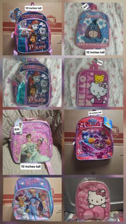 Paw Patrol, Hello Kitty, Princess and the frog, Toy Story (bo peep),Eeyore 10 inches