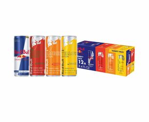 Red Bull Energy Drink Variety Pack, Red, Yellow, and Amber, 8.4 fl. oz., 12-pack