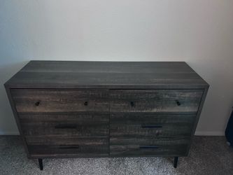 Modern Rustic 6 Drawer Dresser