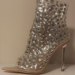 Clear Bling Heel
