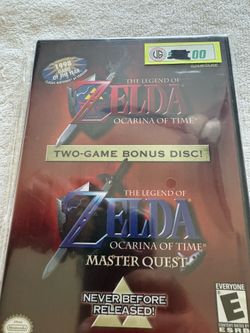 Game Cube Legend of Zelda master quest