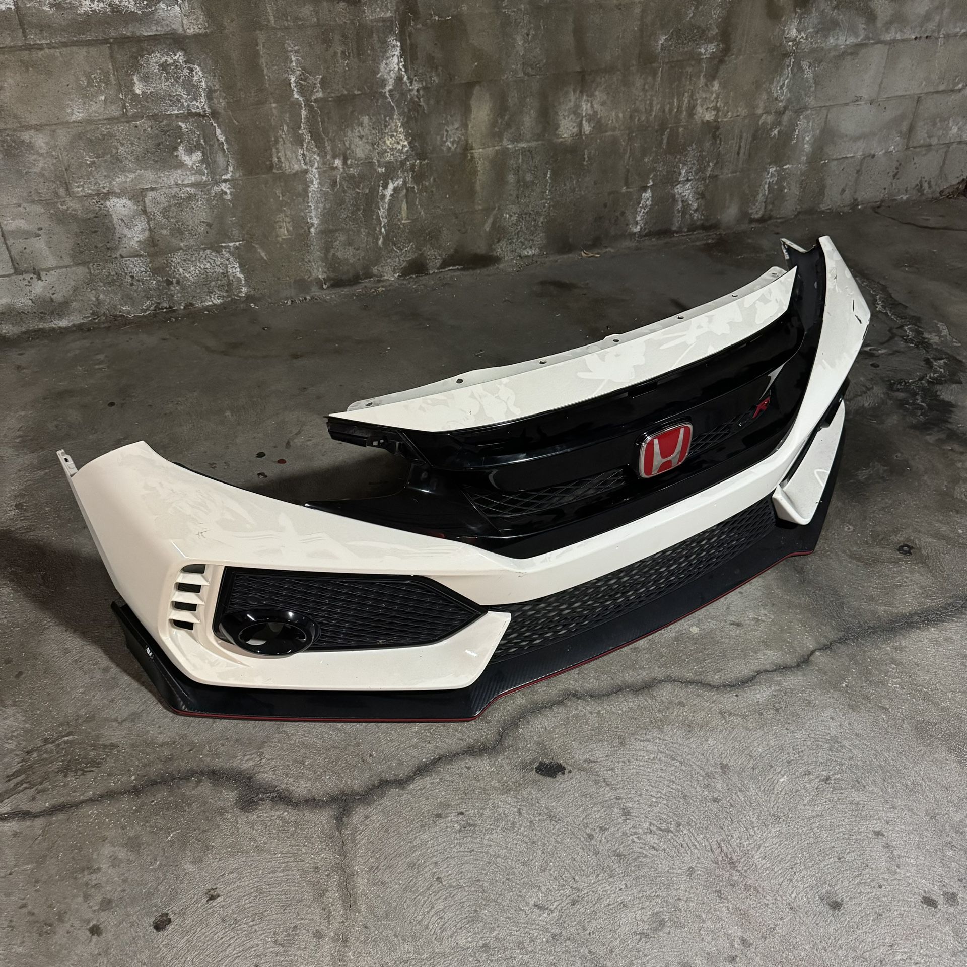 OEM HONDA CIVIC TYPE R FK8 FRONT BUMPER