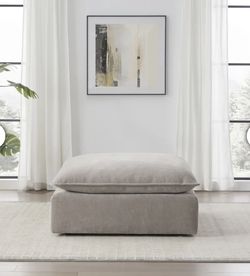 Aiden And Ivy Serene Modular Sectional - Ottoman Only
