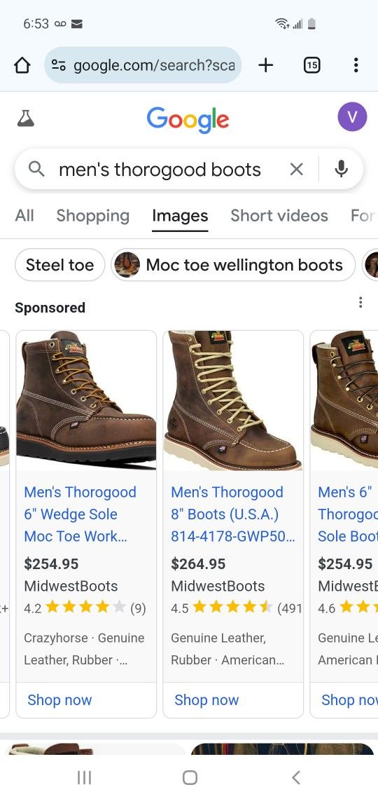 Thorogood Boots 11.5