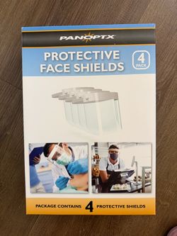Panoptx Protective Face Shields 4-Pack