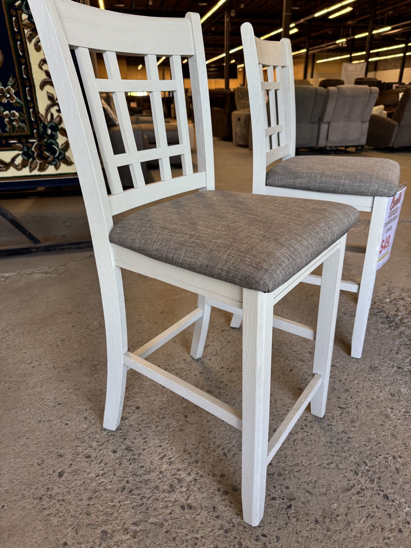 Two Counter Height Chairs