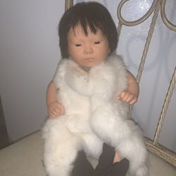 Furga Asian Eskimo baby doll from Italy vintage 1988