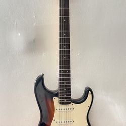 Squier Stratocaster Electric Guitar Sunburst Fender 6-String NOT TESTED 