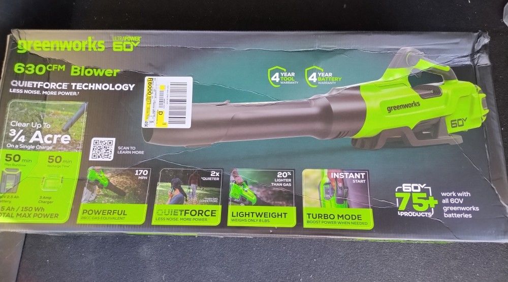 Greenworks 630 CFM Leaf Blower 
