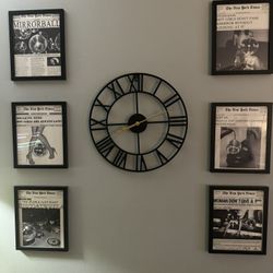Wall Art With Clock