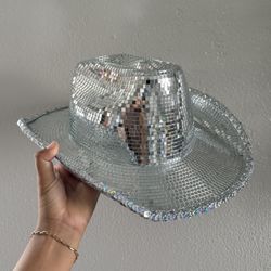 Disco Ball Cowgirl Hat 