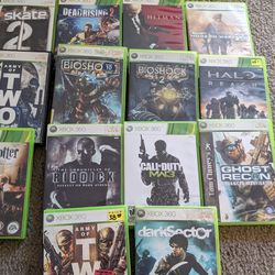 14- Xbox 360 Games ((Not Sold Separately))