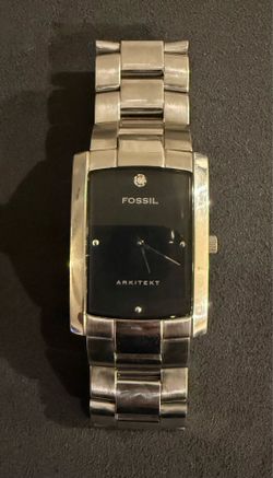 Fossil Arkitekt FS-4034 Tank Stainless Steel Rectangular Men's watch
