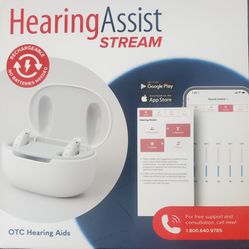 NEW IN THE BOX.... HEARING ASSIST STREAM HEARING AIDS