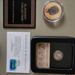 Ancient Coin And Gold And Silver Coin 