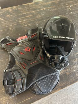 Polaris Helmet & Icon Field Armor Chest Protector