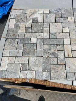 Liquidation Stock!! Travertine Tumbled Mosaic Tile - $4.99/sqft