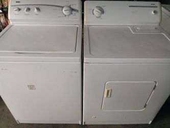 Kenmore set washer and gas dryer they both work great