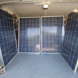 250Watt Used Sharp Panels, 55$ Per Panel!! Pallet of 20 Count, 1,100$  39 by 65inches 30 In Stock!!!