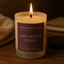 🕯️ Soft Hustle Candle

 “Grind hard. Glow soft.”

