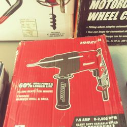 Bar Heavy Duty Variable Speed Half Inch Reversible Hammer Drill New In The Box Firm On Price