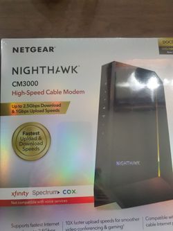 Netgear high speed modem